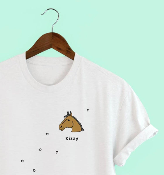 Kids Personalised Horse t-shirt