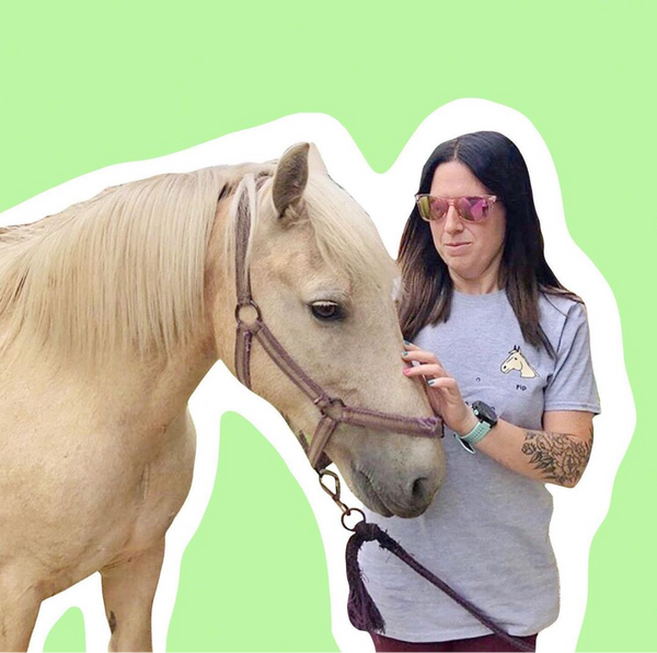 π΄ Squiffy Print Illustrated Horse t-shirt π΄