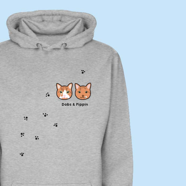 Squiffy Print Illustrated Dog or Cat Hoodie