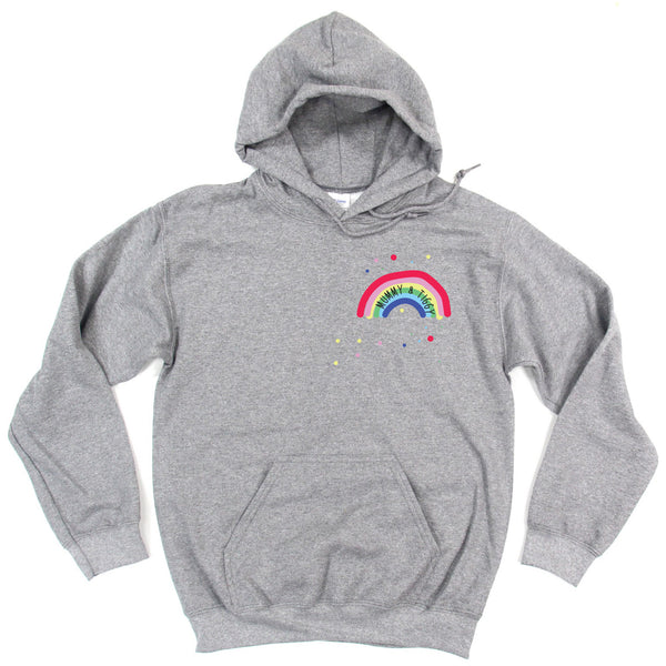 🌈 Squiffy Print Personalised Rainbow Hoodie 🌈